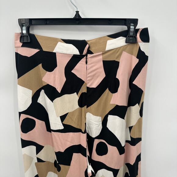 ANTHROPOLOGIE COREY LYNN CALTER Abstract Printed Wide Leg Pants // S - Picture 5 of 12